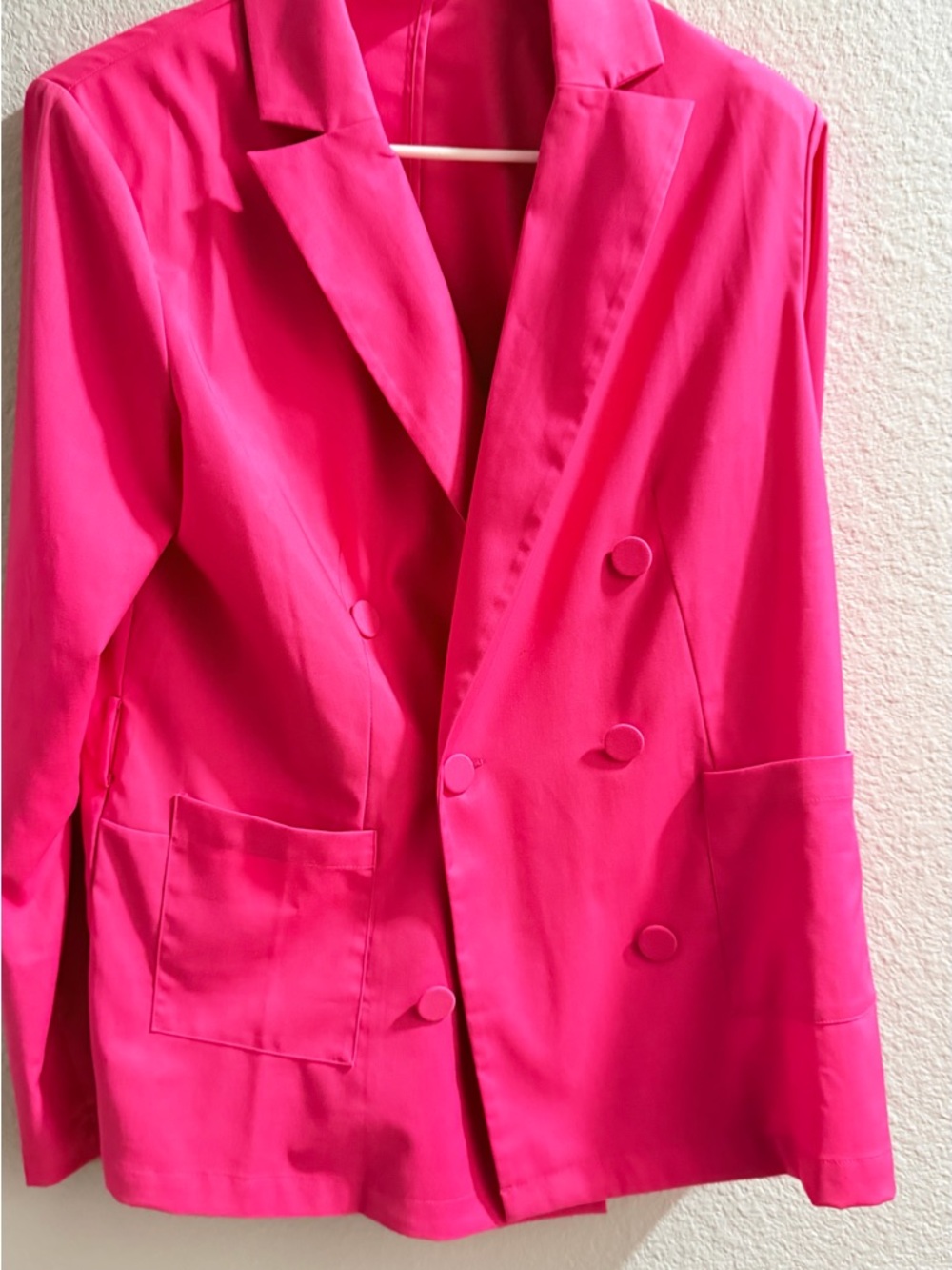 Revolve-Lovers + Friends Vibrant Pink Blazer